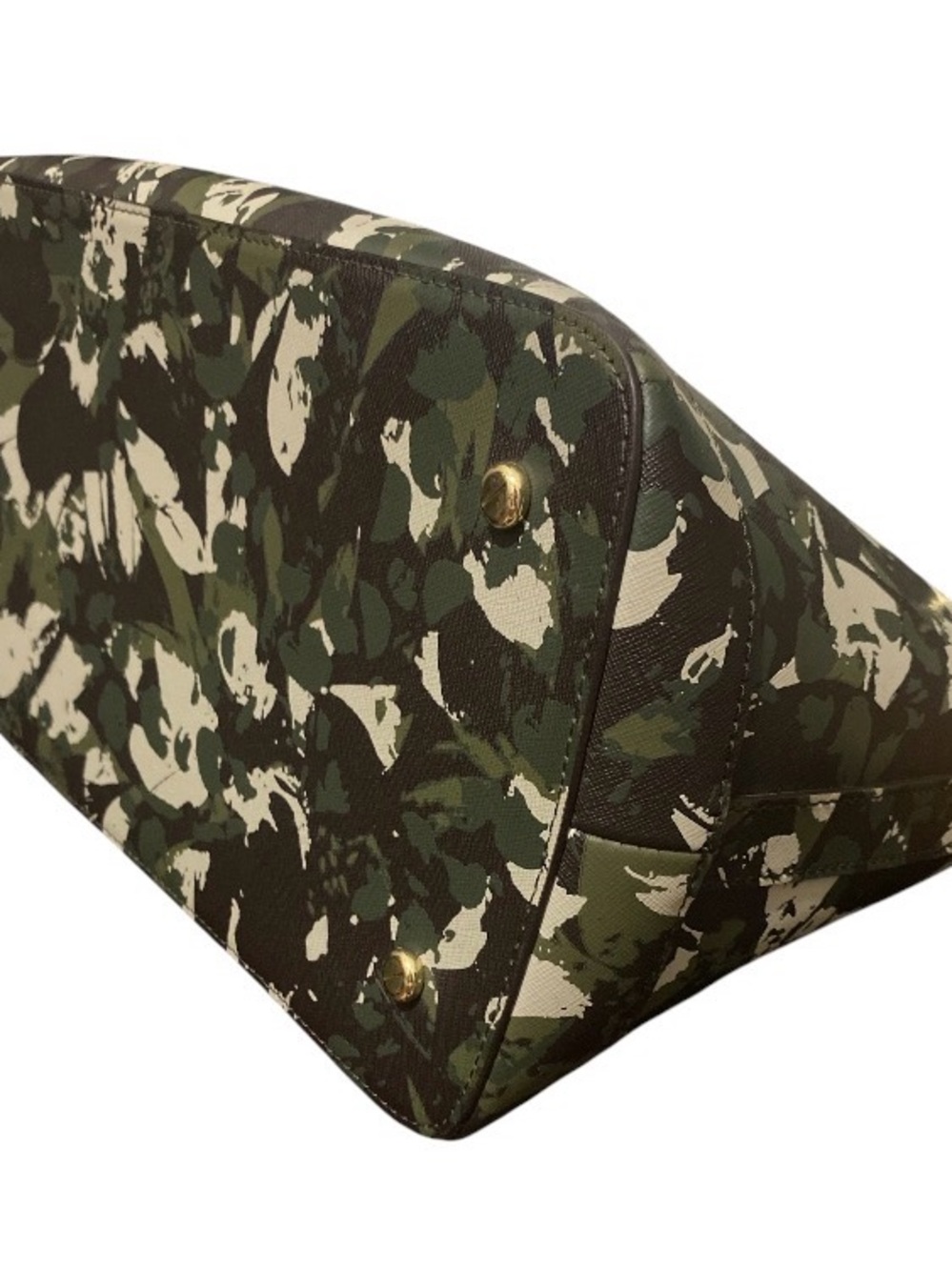 Henri Bendel Custom Patch Camo Satchel - Picture 9 of 14